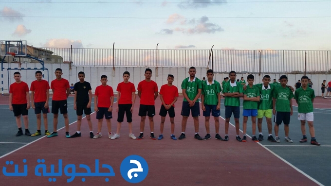 إنهاء دوري طلاب إعدادية الرازي لكرة القدم في جلجولية 